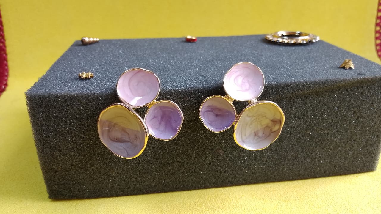 Elegant Petal Stud Earrings